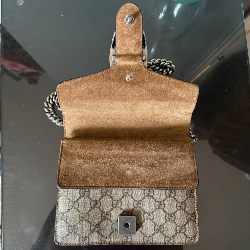 AUTHENTIC Gucci Dionysus GG Small shoulder bag - Picture 3 of 7
